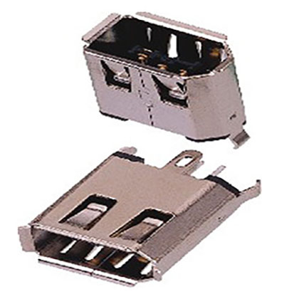 IEEE 1394 6P 母座 180度